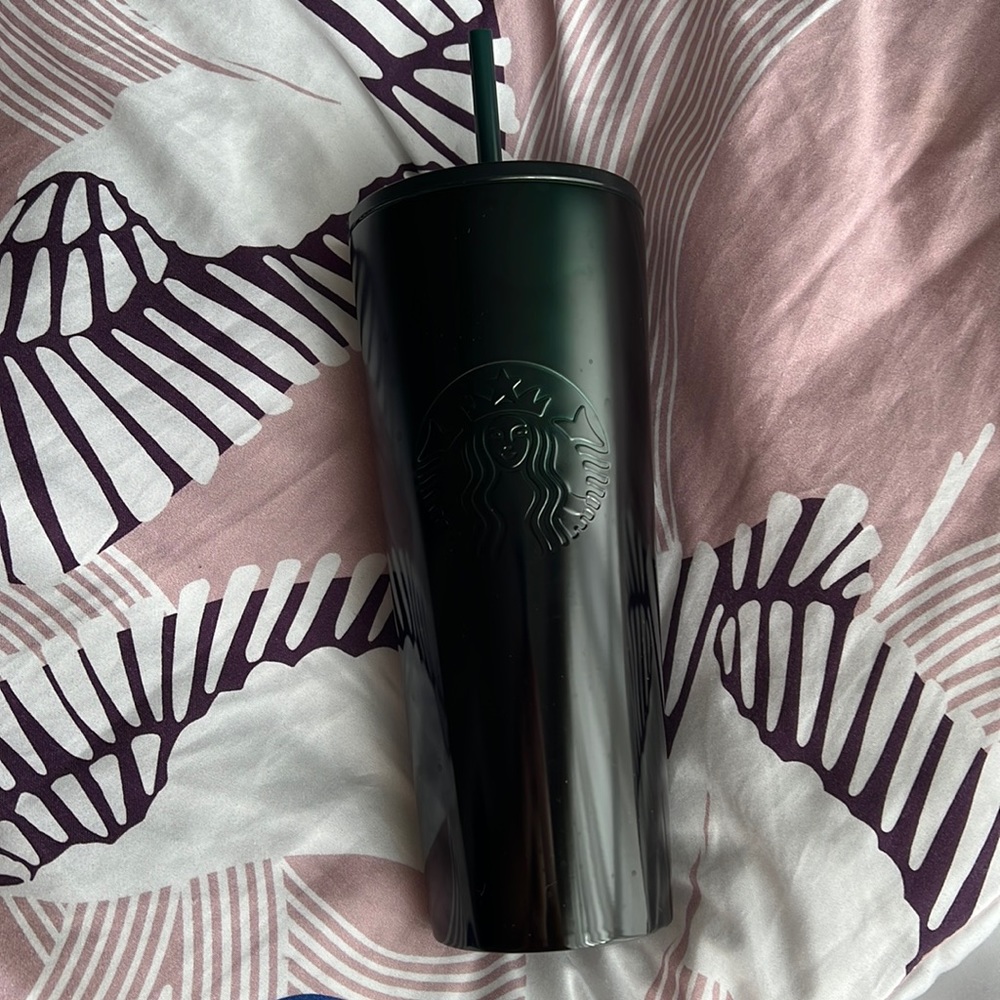 Starbucks Venti Iced coffee cup - green gradient